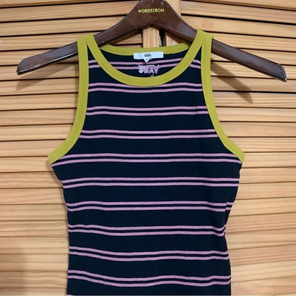 Vans Striped Bodysuit Size Small - Picture 3 of 6